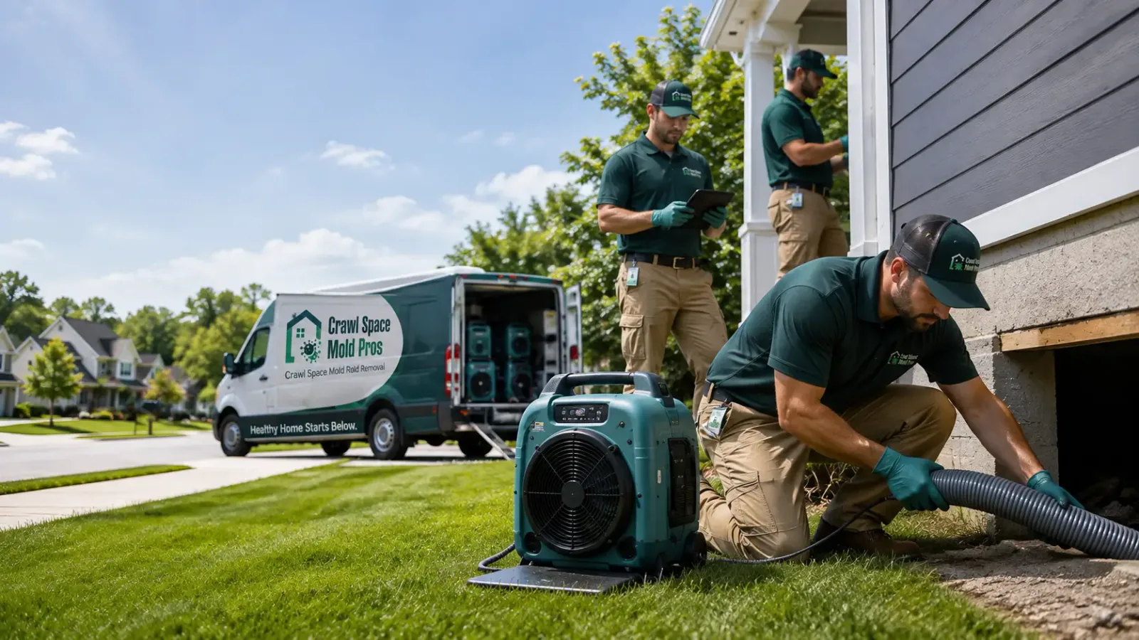 Crawl Space Mold Removal in Plainfield, PA